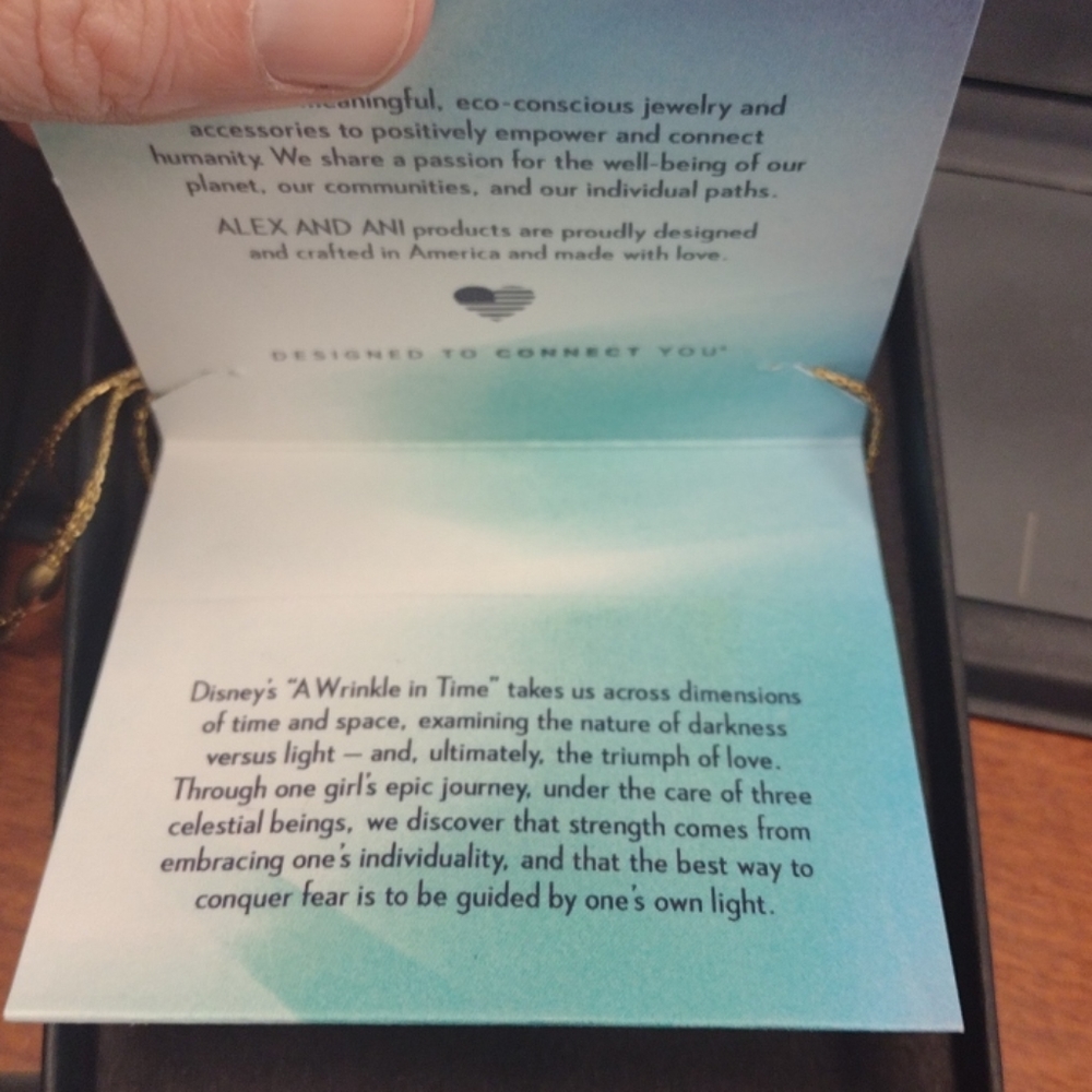 Wrinkle in Time necklace - Picture 3 of 5